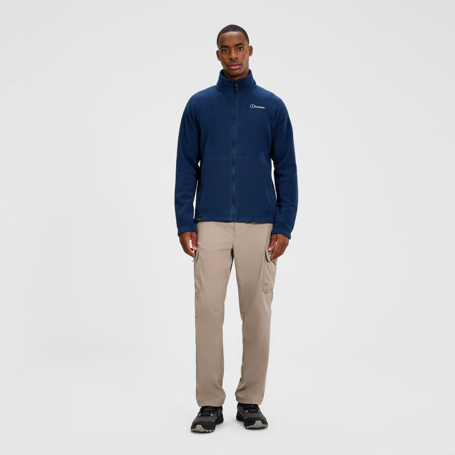 los hombres del prisma interactivo polartec chaqueta de lana - azul berghaus