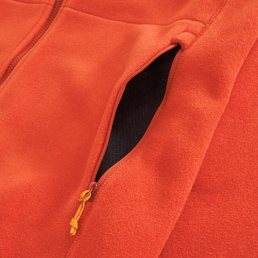 los hombres del prisma interactivo polartec chaqueta de lana - naranja berghaus