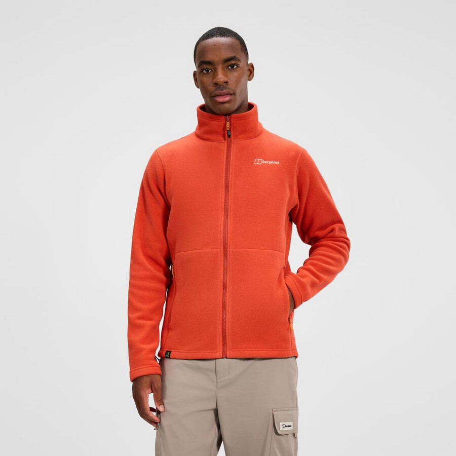 los hombres del prisma interactivo polartec chaqueta de lana - naranja berghaus