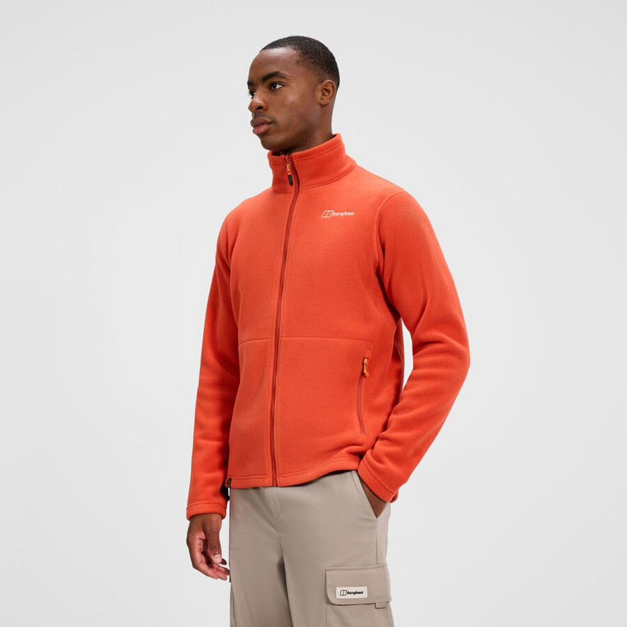 los hombres del prisma interactivo polartec chaqueta de lana - naranja berghaus