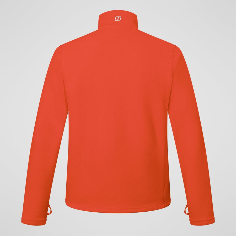 los hombres del prisma interactivo polartec chaqueta de lana - naranja berghaus