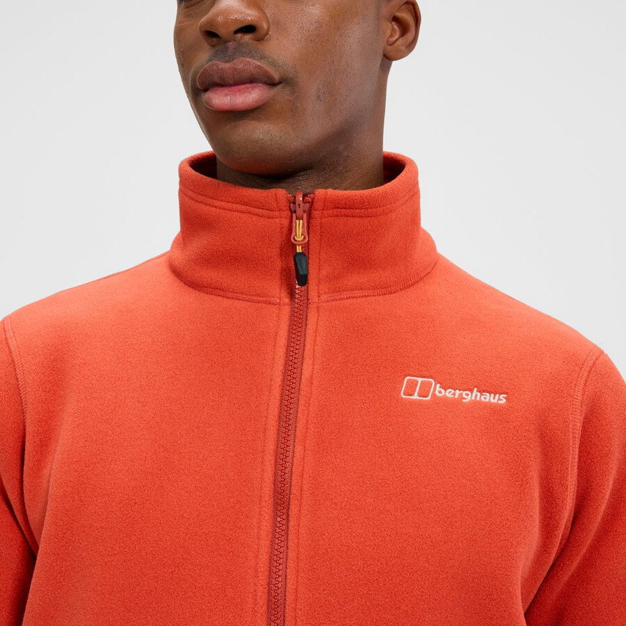 los hombres del prisma interactivo polartec chaqueta de lana - naranja berghaus
