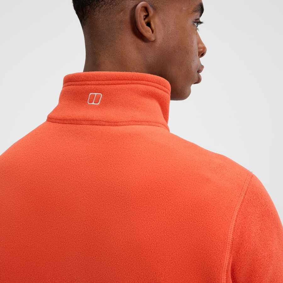 los hombres del prisma interactivo polartec chaqueta de lana - naranja berghaus