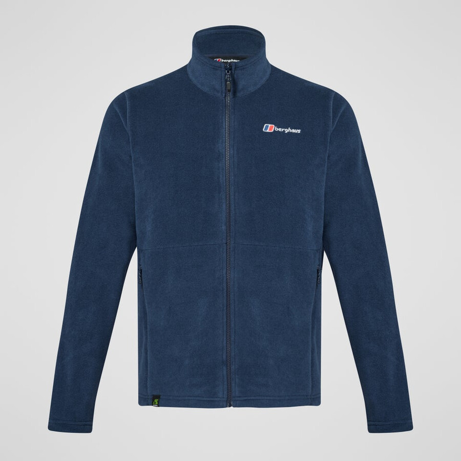 los hombres del prisma de polartec interactivo de la chaqueta - azul oscuro berghaus