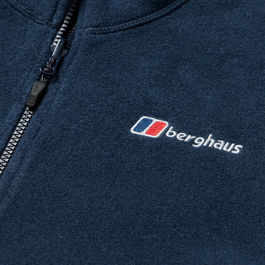 los hombres del prisma de polartec interactivo de la chaqueta - azul oscuro berghaus