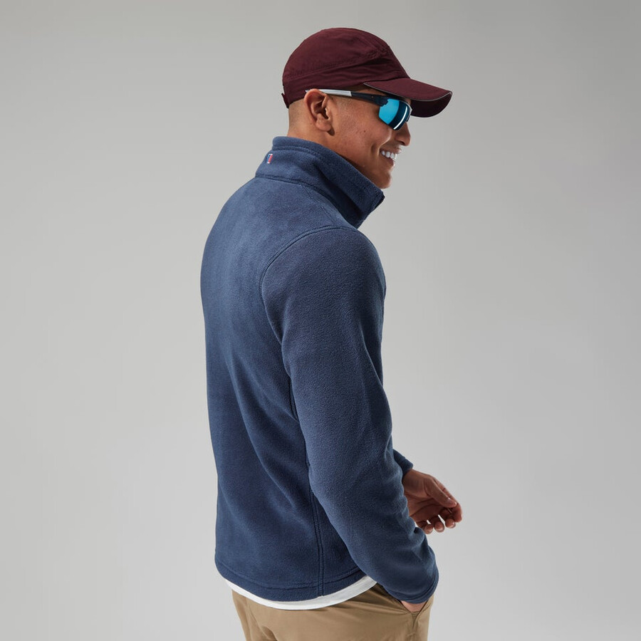 los hombres del prisma de polartec interactivo de la chaqueta - azul oscuro berghaus