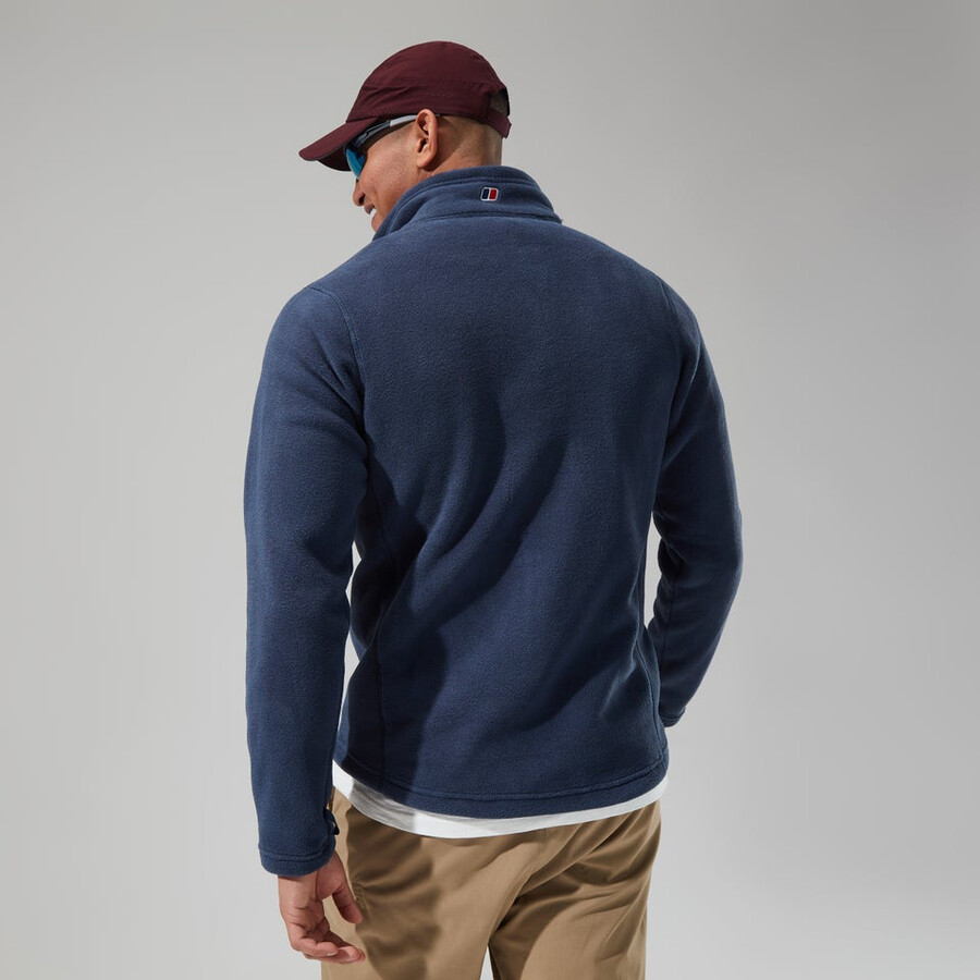 los hombres del prisma de polartec interactivo de la chaqueta - azul oscuro berghaus