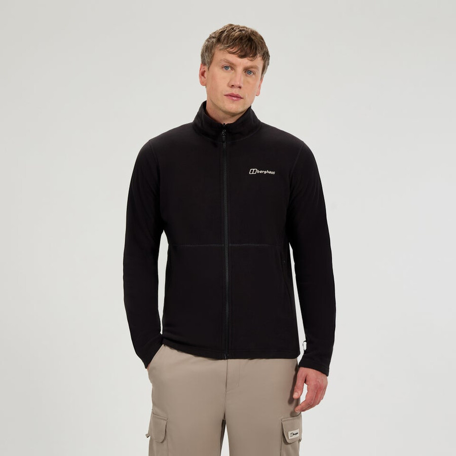 los hombres del prisma micro interactivo polartec chaqueta de lana - negro berghaus