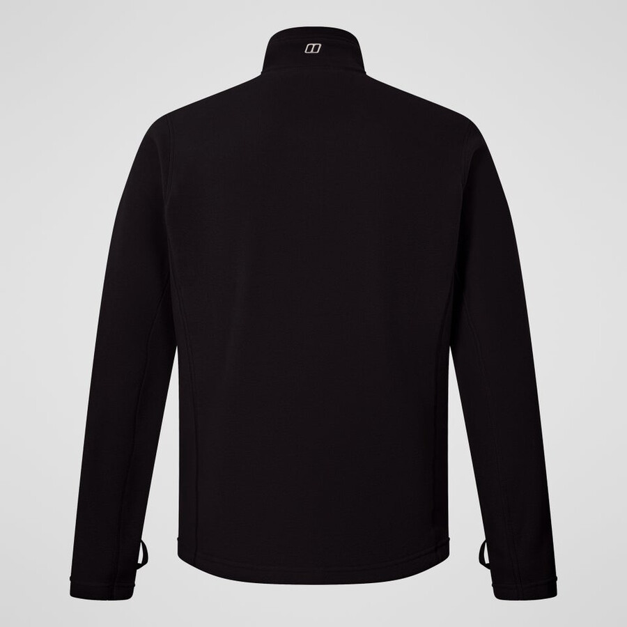 los hombres del prisma micro interactivo polartec chaqueta de lana - negro berghaus
