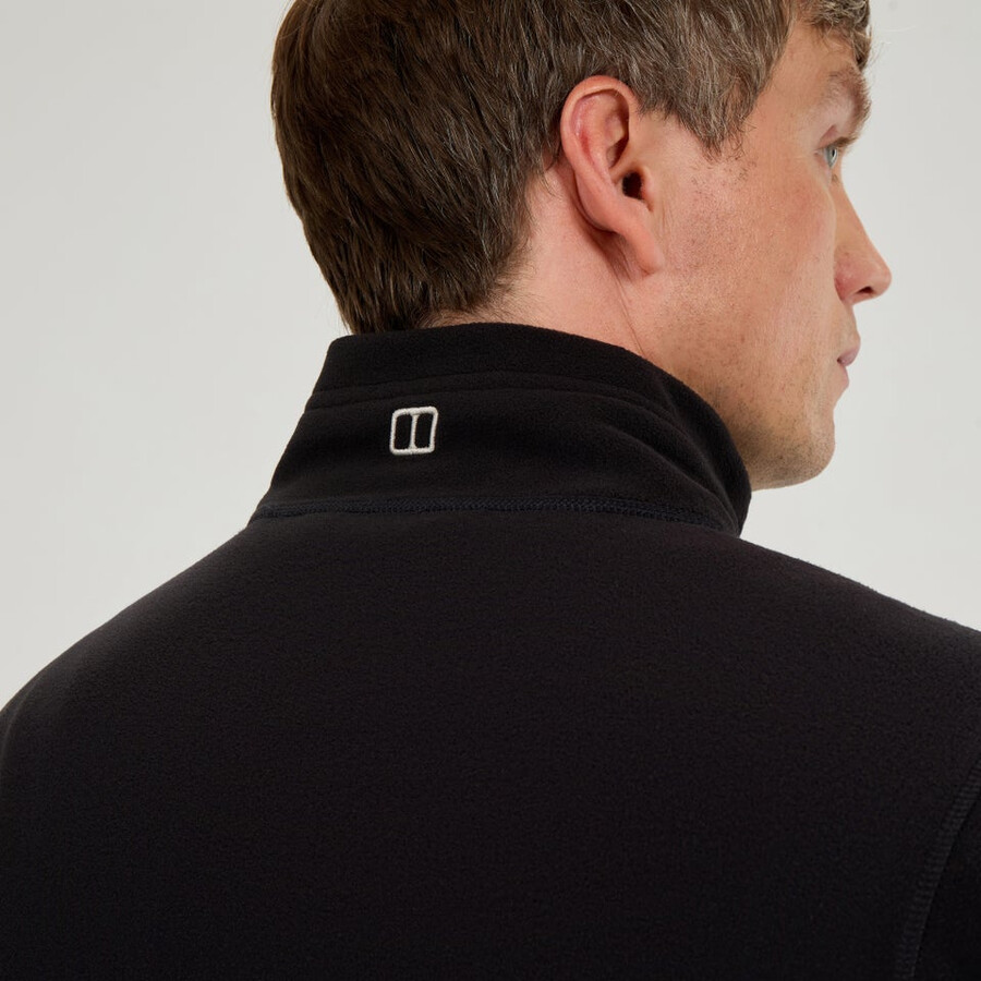los hombres del prisma micro interactivo polartec chaqueta de lana - negro berghaus