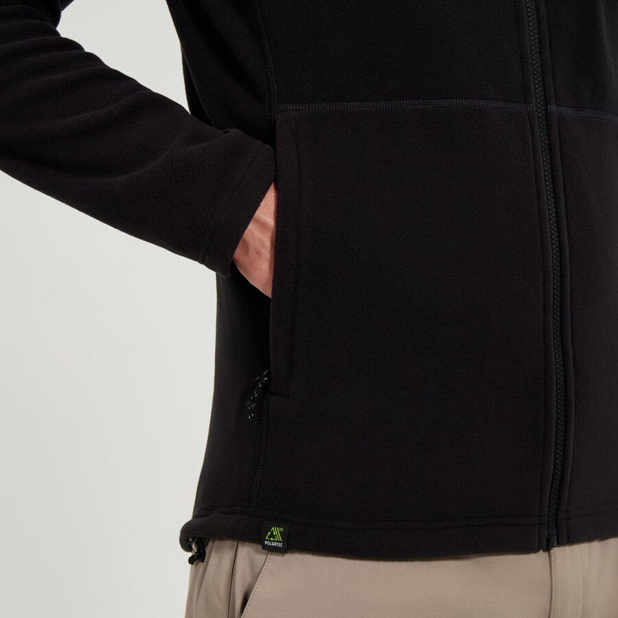 los hombres del prisma micro interactivo polartec chaqueta de lana - negro berghaus