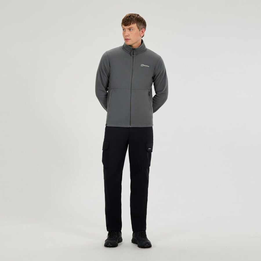 los hombres del prisma micro interactivo polartec chaqueta de lana - gris berghaus
