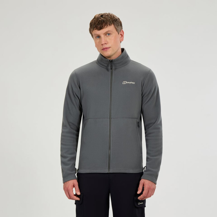 los hombres del prisma micro interactivo polartec chaqueta de lana - gris berghaus