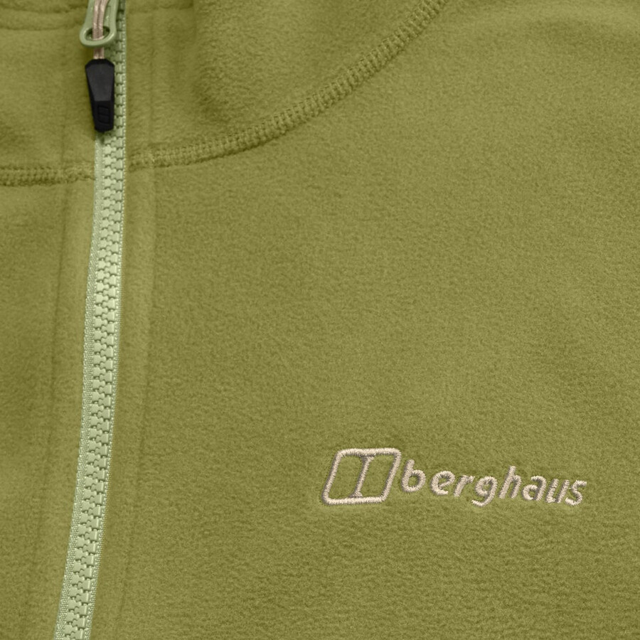 los hombres del prisma micro interactivo polartec chaqueta de lana verde berghaus