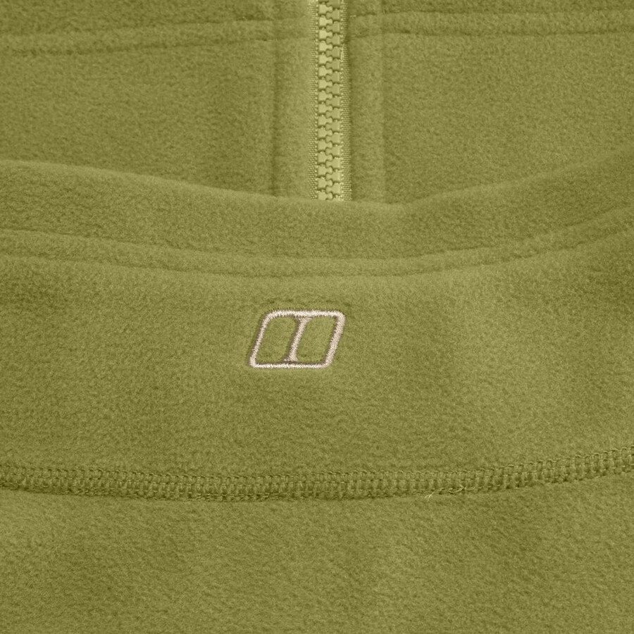 los hombres del prisma micro interactivo polartec chaqueta de lana verde berghaus