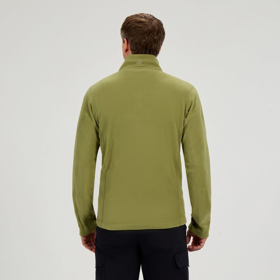 los hombres del prisma micro interactivo polartec chaqueta de lana verde berghaus