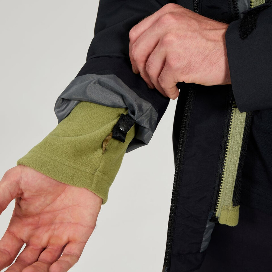 los hombres del prisma micro interactivo polartec chaqueta de lana verde berghaus