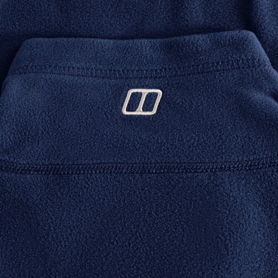 los hombres del prisma micro mitad zip polar polartec - azul berghaus