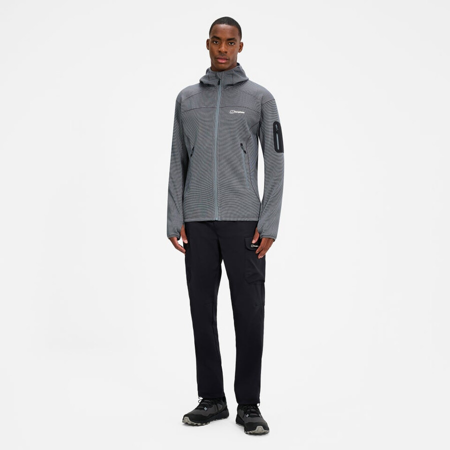 los hombres pravitale mtn 2.0 con capucha chaqueta de lana - gris berghaus
