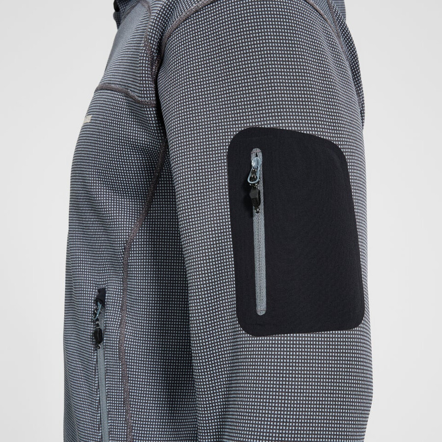 los hombres pravitale mtn 2.0 con capucha chaqueta de lana - gris berghaus