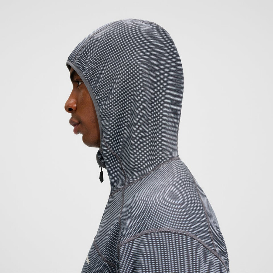 los hombres pravitale mtn 2.0 con capucha chaqueta de lana - gris berghaus