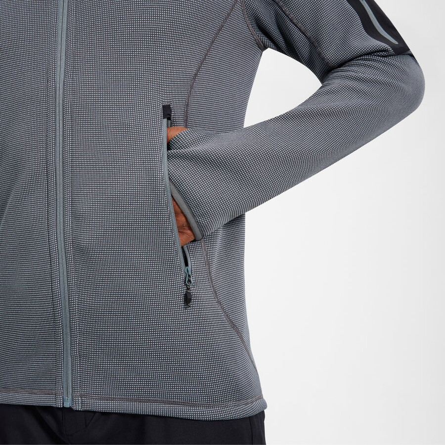 los hombres pravitale mtn 2.0 con capucha chaqueta de lana - gris berghaus