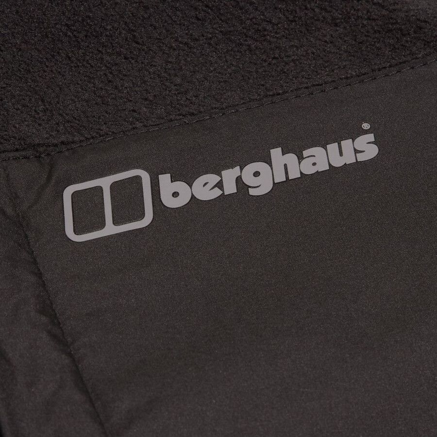los hombres del prisma de la guía interactiva de polartec chaqueta de lana - negro berghaus