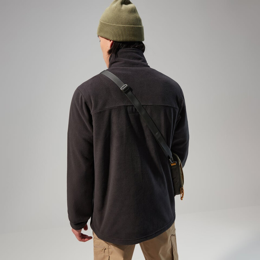 los hombres del prisma de la guía interactiva de polartec chaqueta de lana - negro berghaus