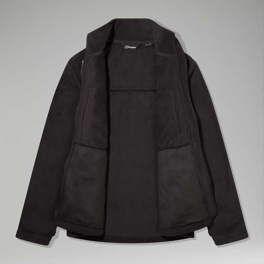 los hombres del prisma de la guía interactiva de polartec chaqueta de lana - negro berghaus