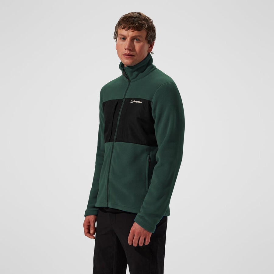 los hombres del prisma de la guía interactiva de polartec chaqueta de lana - verdenegro berghaus