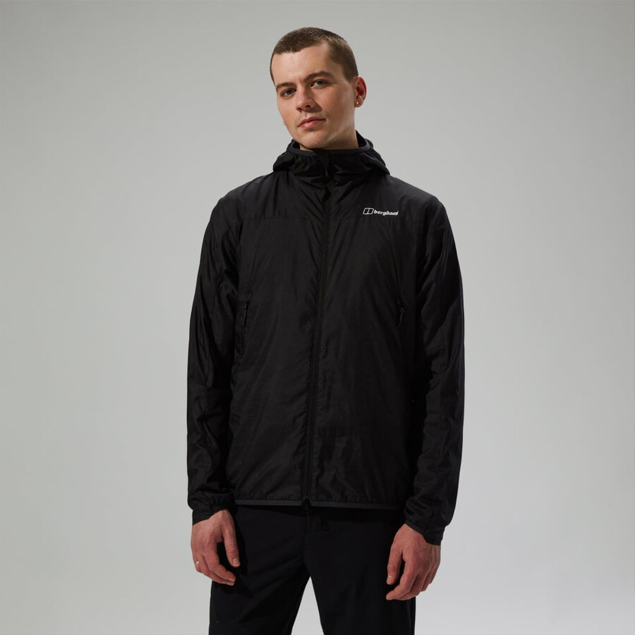 los hombres alfa de resistencia-air jacket negro berghaus