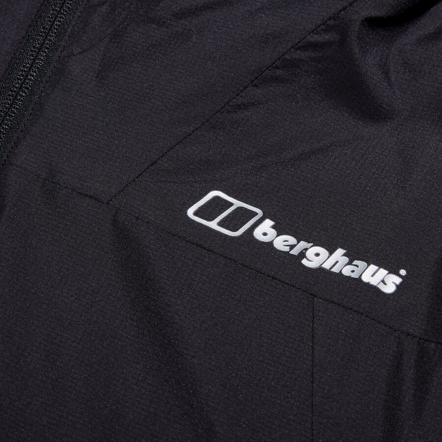 los hombres alfa de resistencia-air jacket negro berghaus