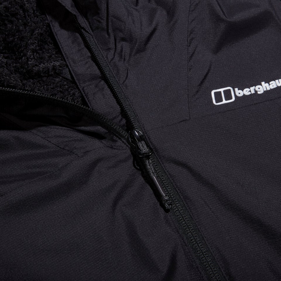 los hombres alfa de resistencia-air jacket negro berghaus