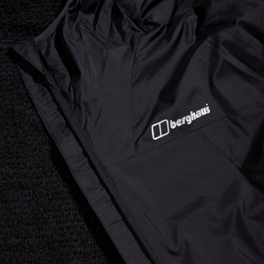 los hombres alfa de resistencia-air jacket negro berghaus