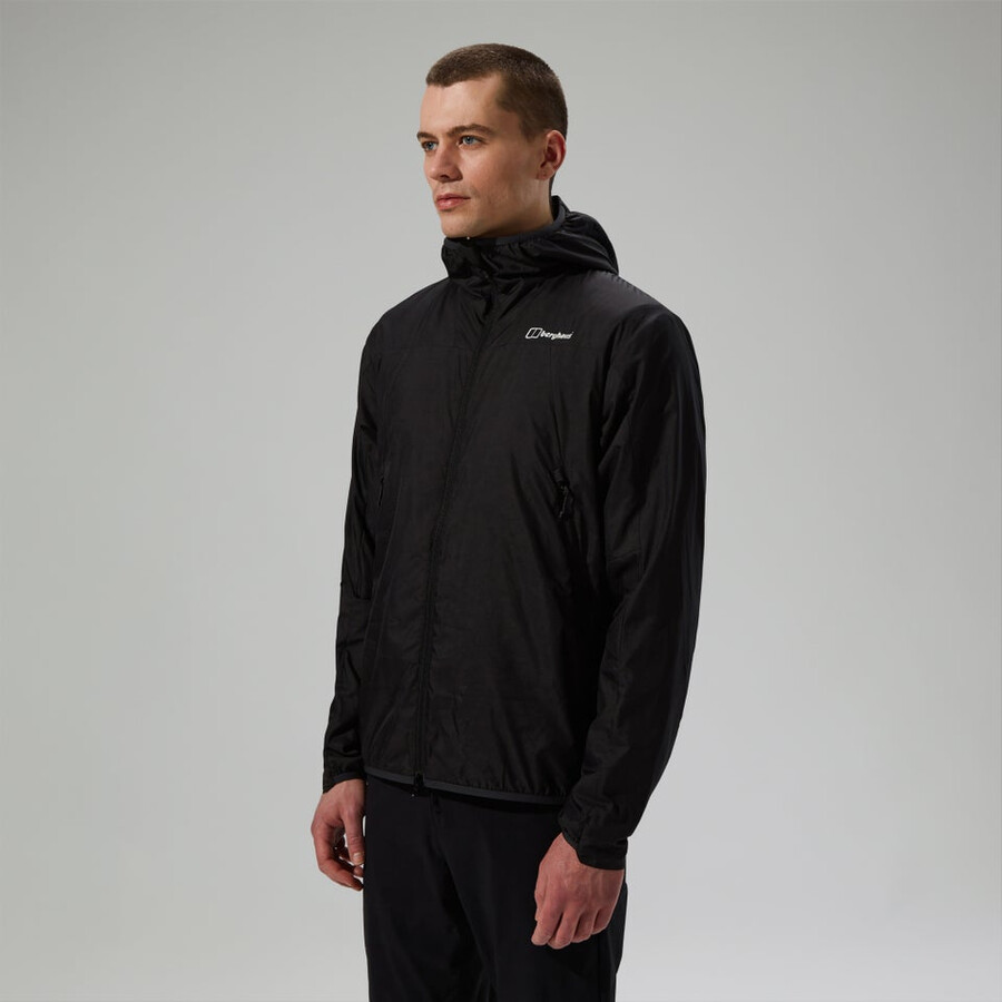 los hombres alfa de resistencia-air jacket negro berghaus