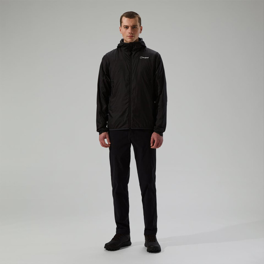 los hombres alfa de resistencia-air jacket negro berghaus