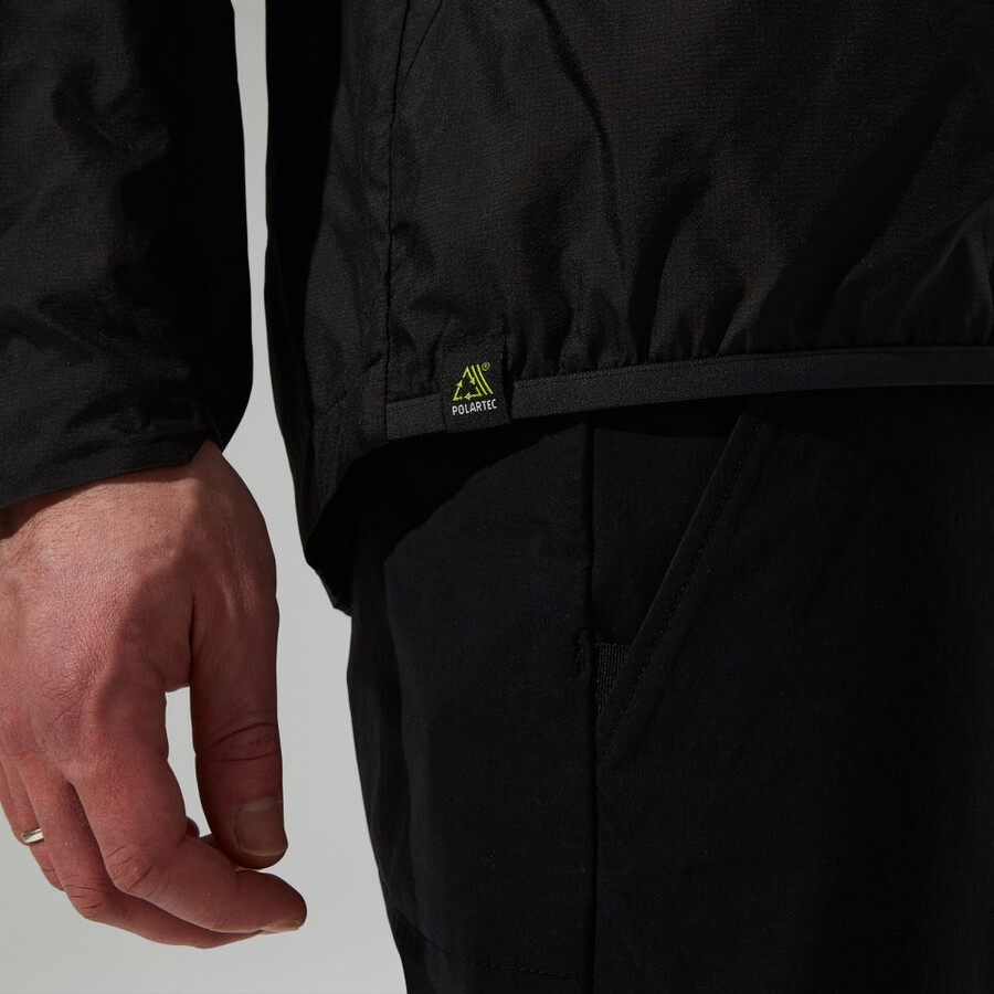 los hombres alfa de resistencia-air jacket negro berghaus