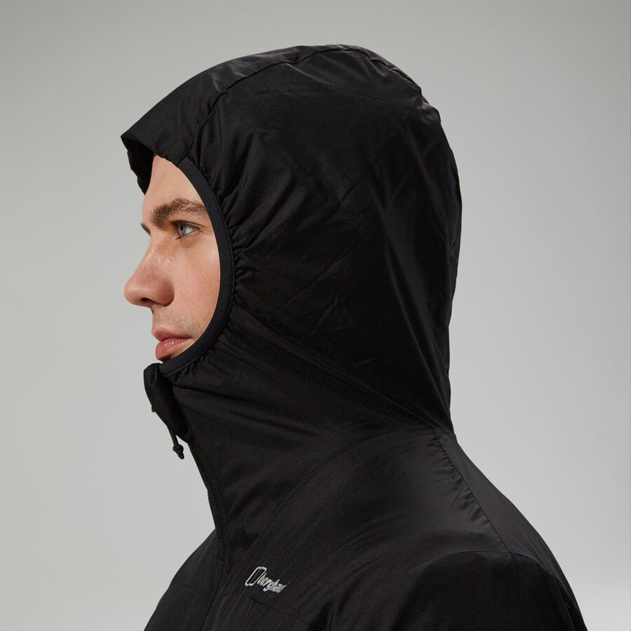 los hombres alfa de resistencia-air jacket negro berghaus