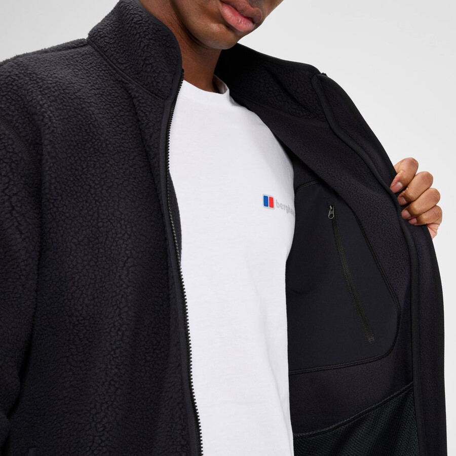 los hombres hanby interactivo de la chaqueta - negro berghaus