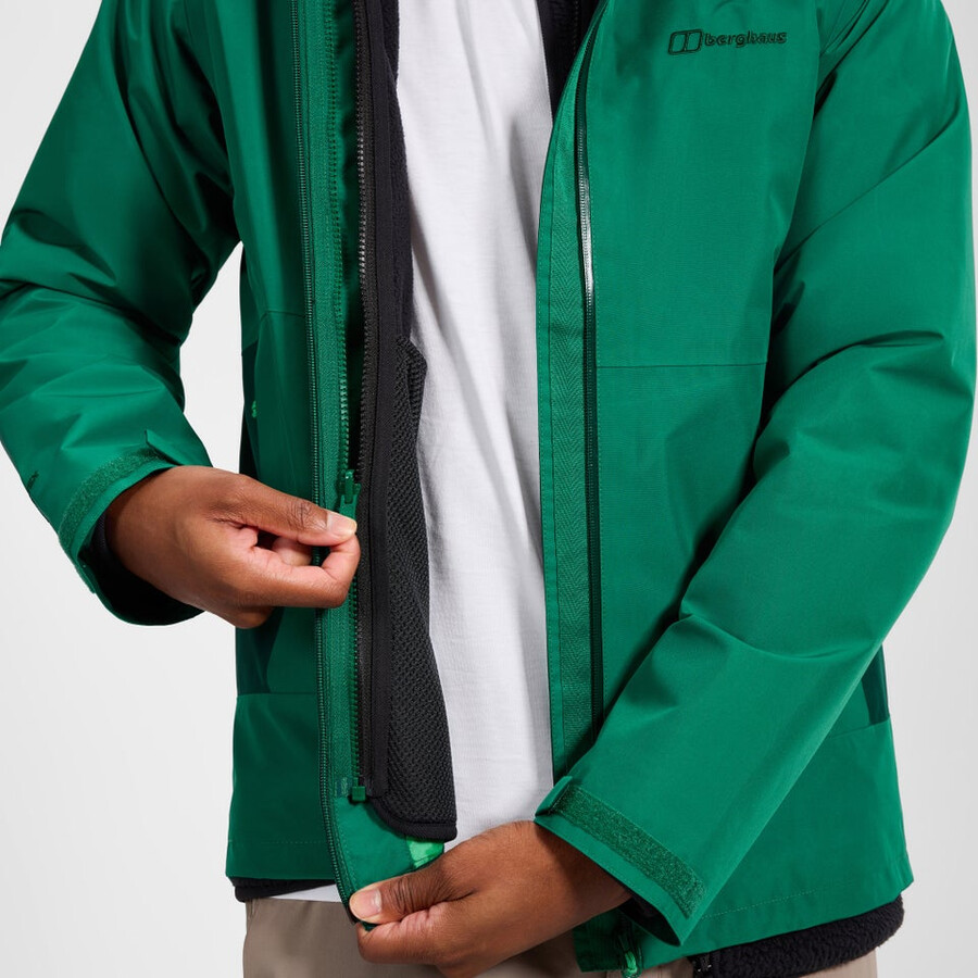 los hombres hanby interactivo de la chaqueta - negro berghaus