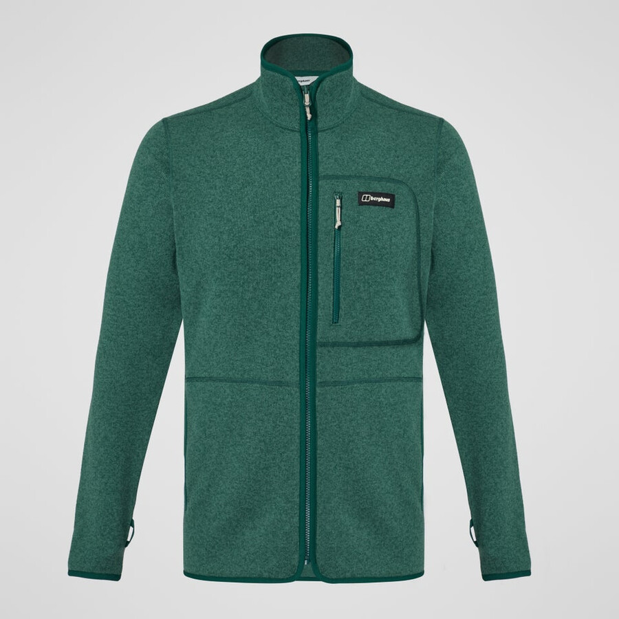 los hombres asterby interactivo de la chaqueta - verde berghaus