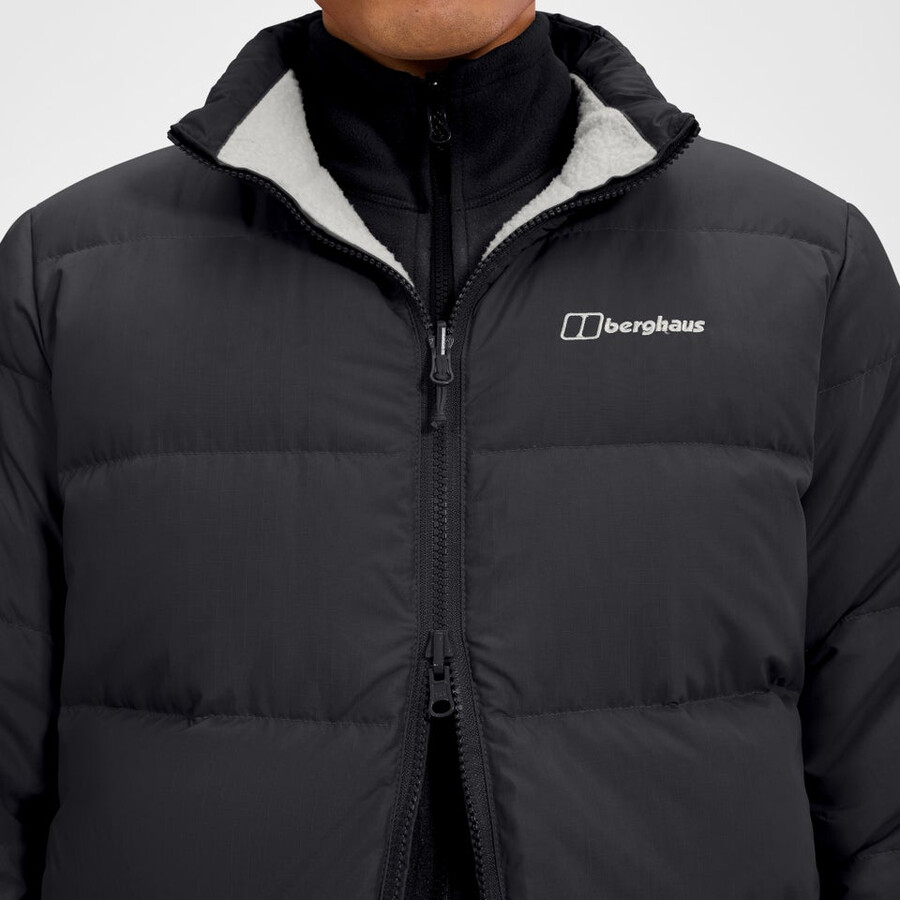 los hombres fulstow reversible abajo chaqueta - negro berghaus