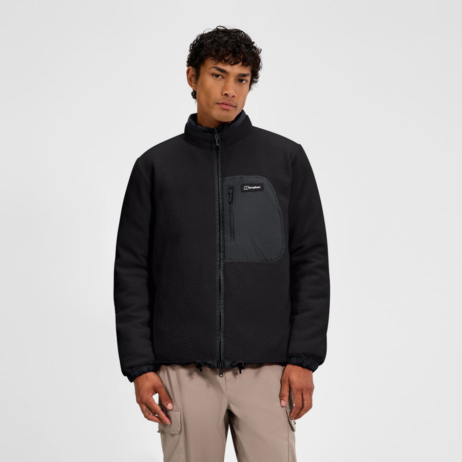 los hombres fulstow reversible abajo chaqueta - negro berghaus