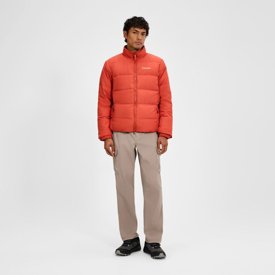 los hombres fulstow reversible abajo chaqueta - naranjagris berghaus
