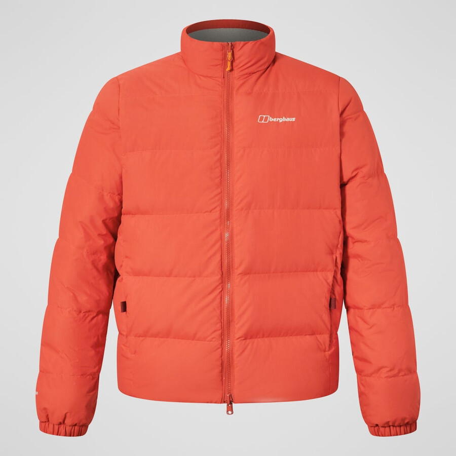 los hombres fulstow reversible abajo chaqueta - naranjagris berghaus