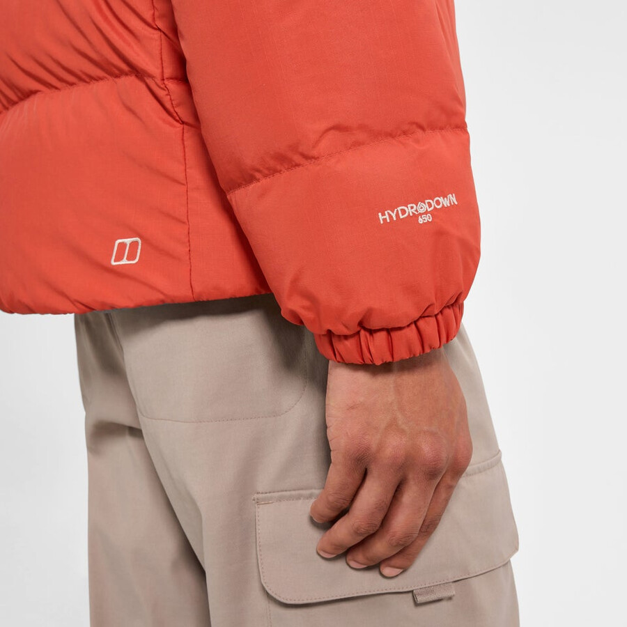 los hombres fulstow reversible abajo chaqueta - naranjagris berghaus