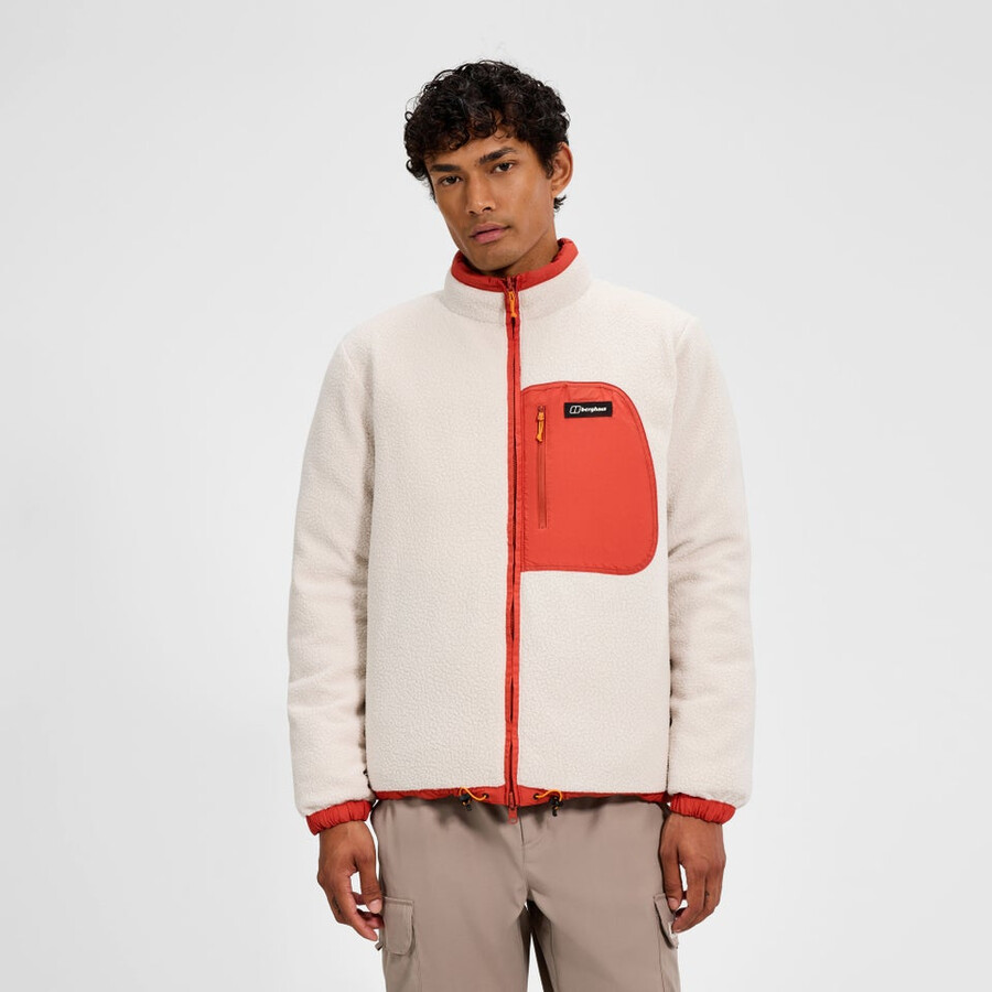 los hombres fulstow reversible abajo chaqueta - naranjagris berghaus