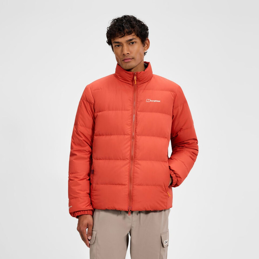 los hombres fulstow reversible abajo chaqueta - naranjagris berghaus
