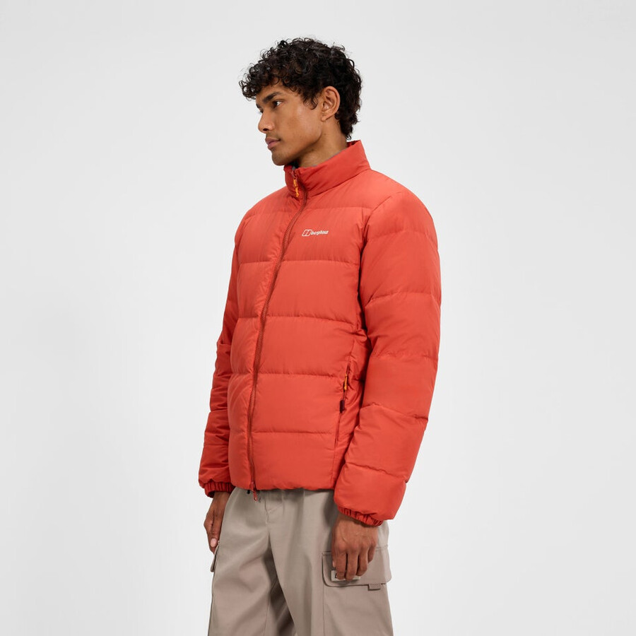 los hombres fulstow reversible abajo chaqueta - naranjagris berghaus