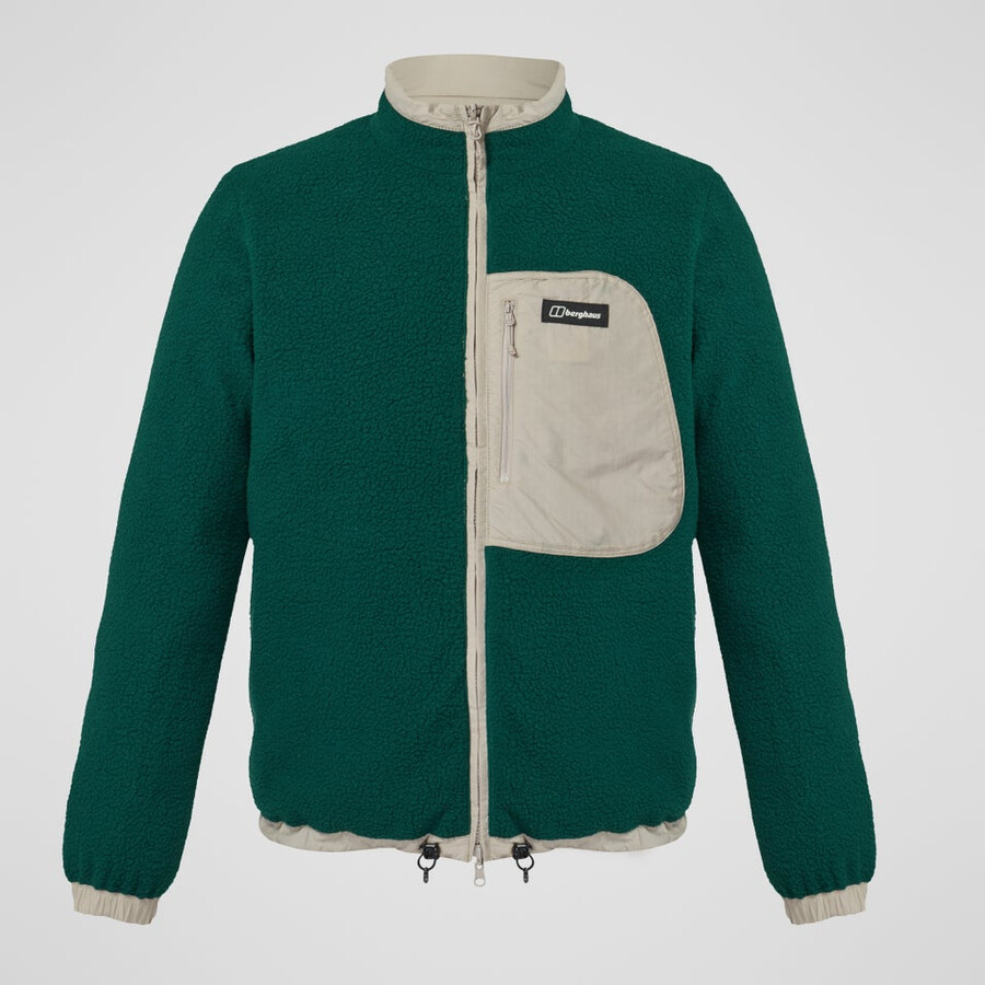 los hombres fulstow reversible abajo chaqueta gris berghaus
